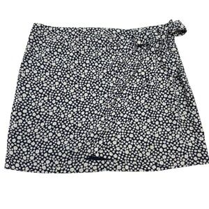Sezane Pacome Mini Wrap Skirt Women's 44 US 12 Floral Beachy